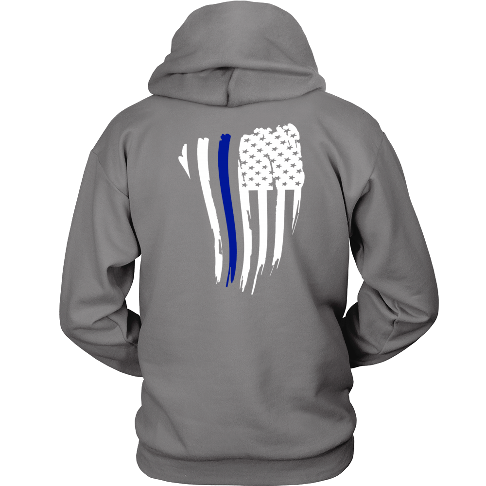 Thin Blue Line American Flag Shirt