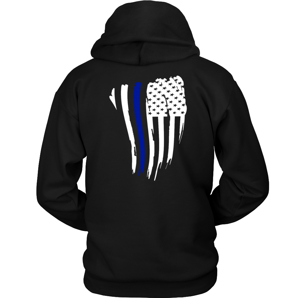 Thin Blue Line American Flag Shirt