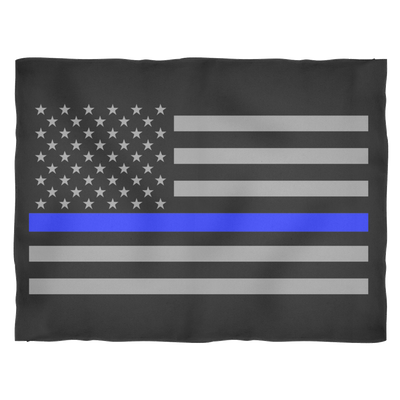 Thin Blue Line American Flag Blankets Small, Medium and Large