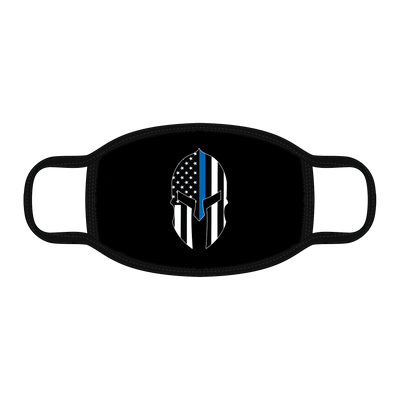 Spartan Thin Blue Line Face Mask with BONUS 2 x PM 2.5 Filters