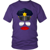 Female Cop Face Shirts & Hoodies