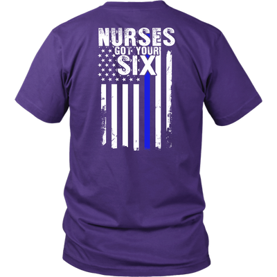 Nurses Got Your Six - Flag Style Shirts & Hoodies