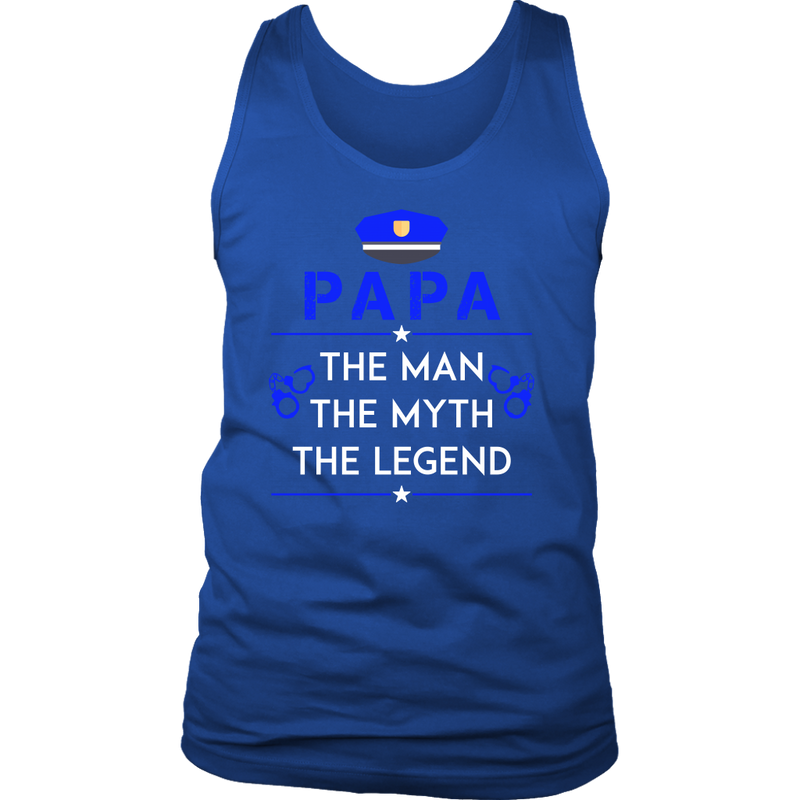  Papa The Man The Myth The Legend Tank Tops Men