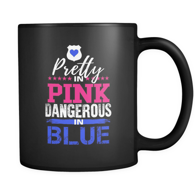 Pretty in Pink Dangerous in Blue Mug