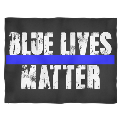 Blue Lives Matter Fleece Blanket