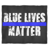 Blue Lives Matter Fleece Blanket