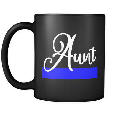 Thin Blue Line Aunt Mug