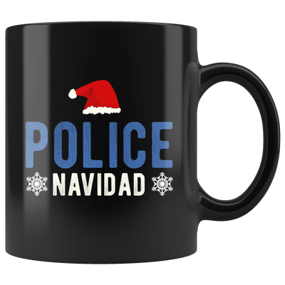 Police Navidad Christmas Mug