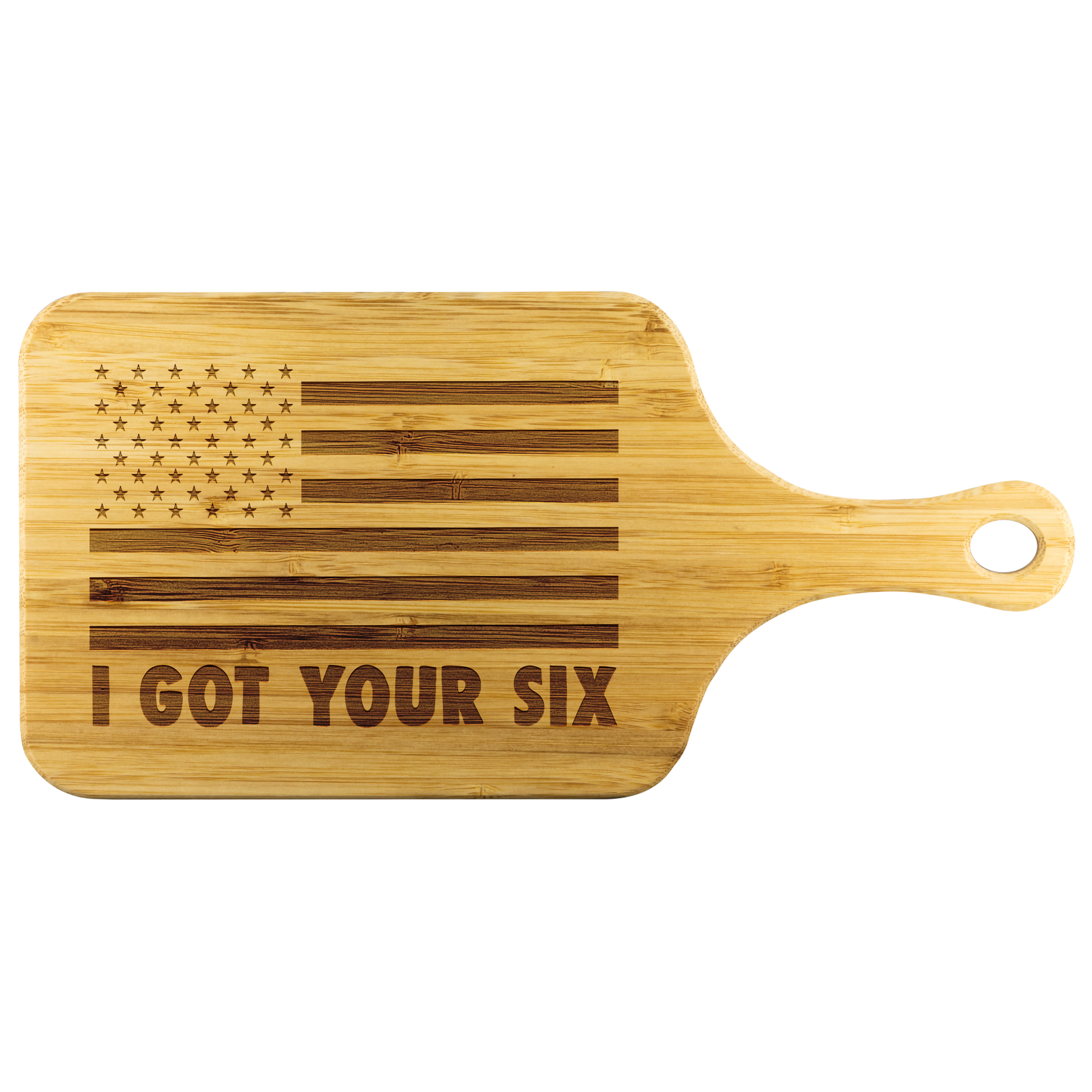 I Got Your Six Chopping Board With Handle