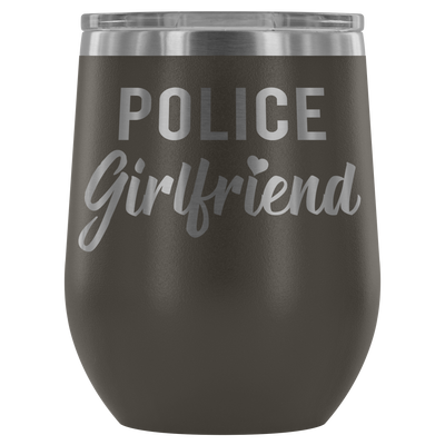 Police Girlfriend Wine Tumbler