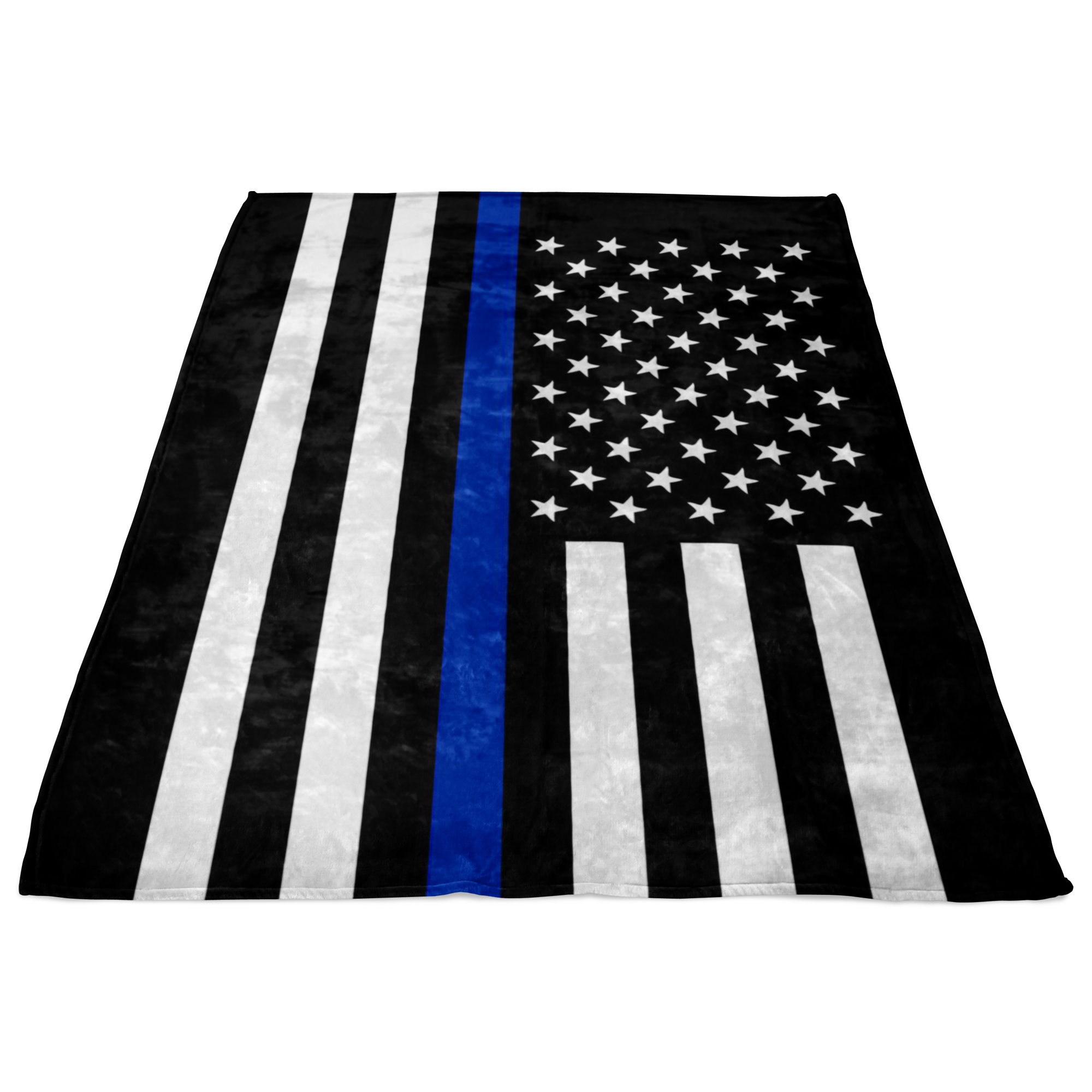 Thin Blue Line American Flag Blanket